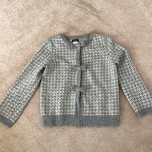 JCrew wool houndstooth sweater